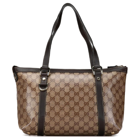 Gucci D Ring Leather Tote