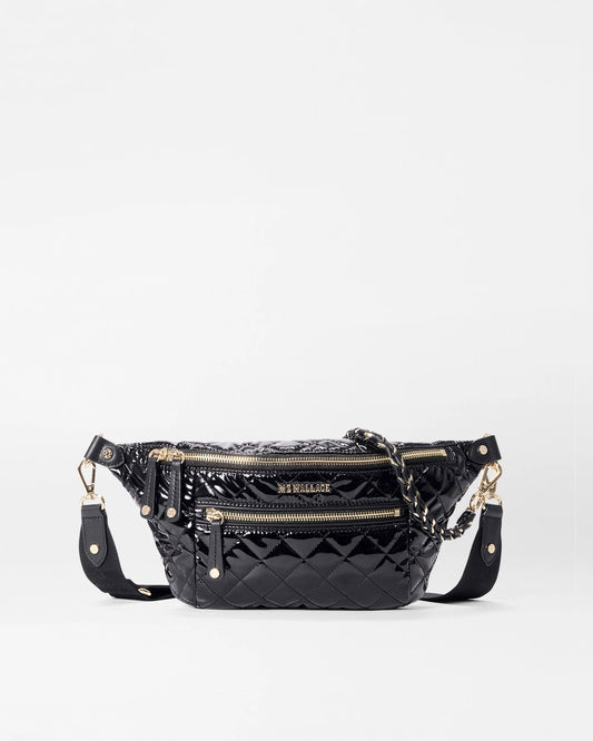 Small Crosby Crossbody Sling - Black Lacquer