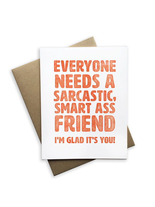 Snarky Friendship Card