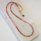 Ruby Ombre Beaded Necklace