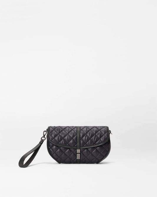 Small Astor Convertible Clutch - Black