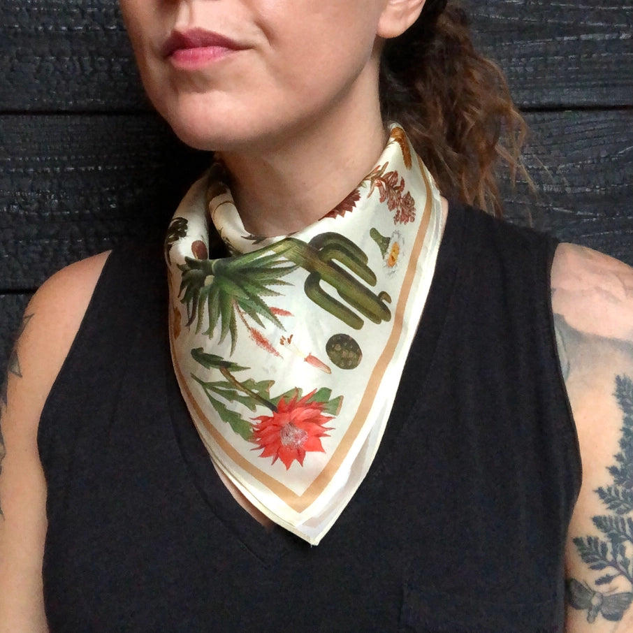 Silk Cactus Scarf