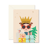 Christmas Queen Greeting Card