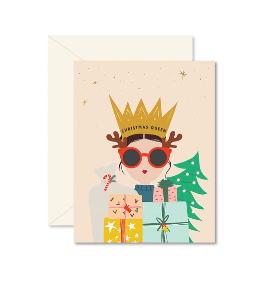 Christmas Queen Greeting Card