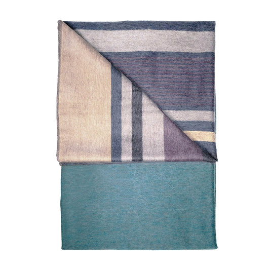 Alpaca Throw Blanket - Jade Forest