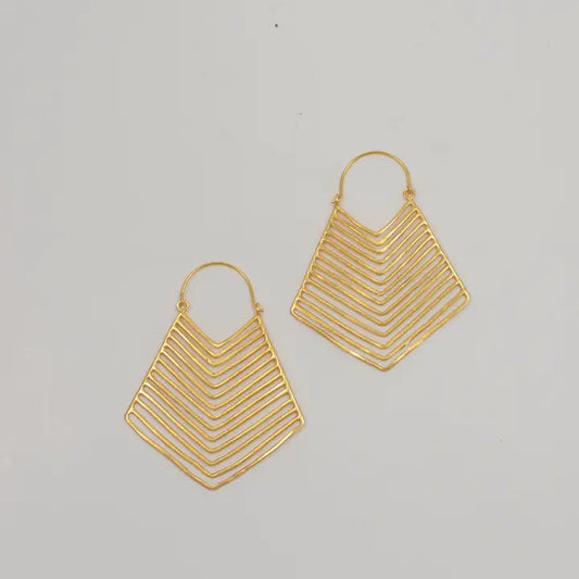 Chevron Deco Earrings