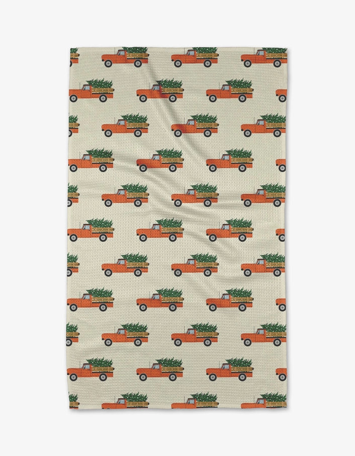 Christmas Ride Kitchen Towel