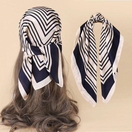 Striped Square Scarf