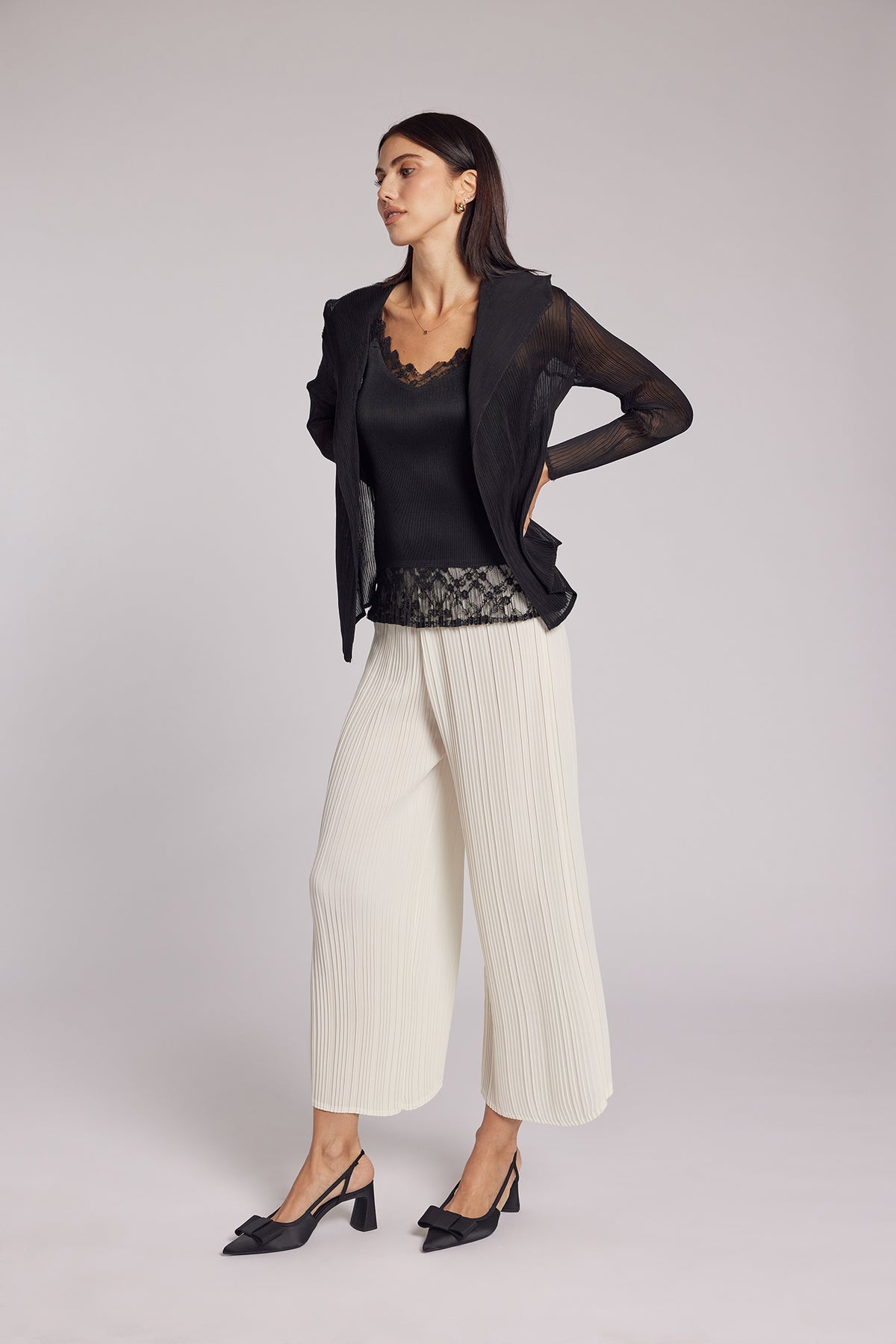 Deborah Chiffon Cardigan
