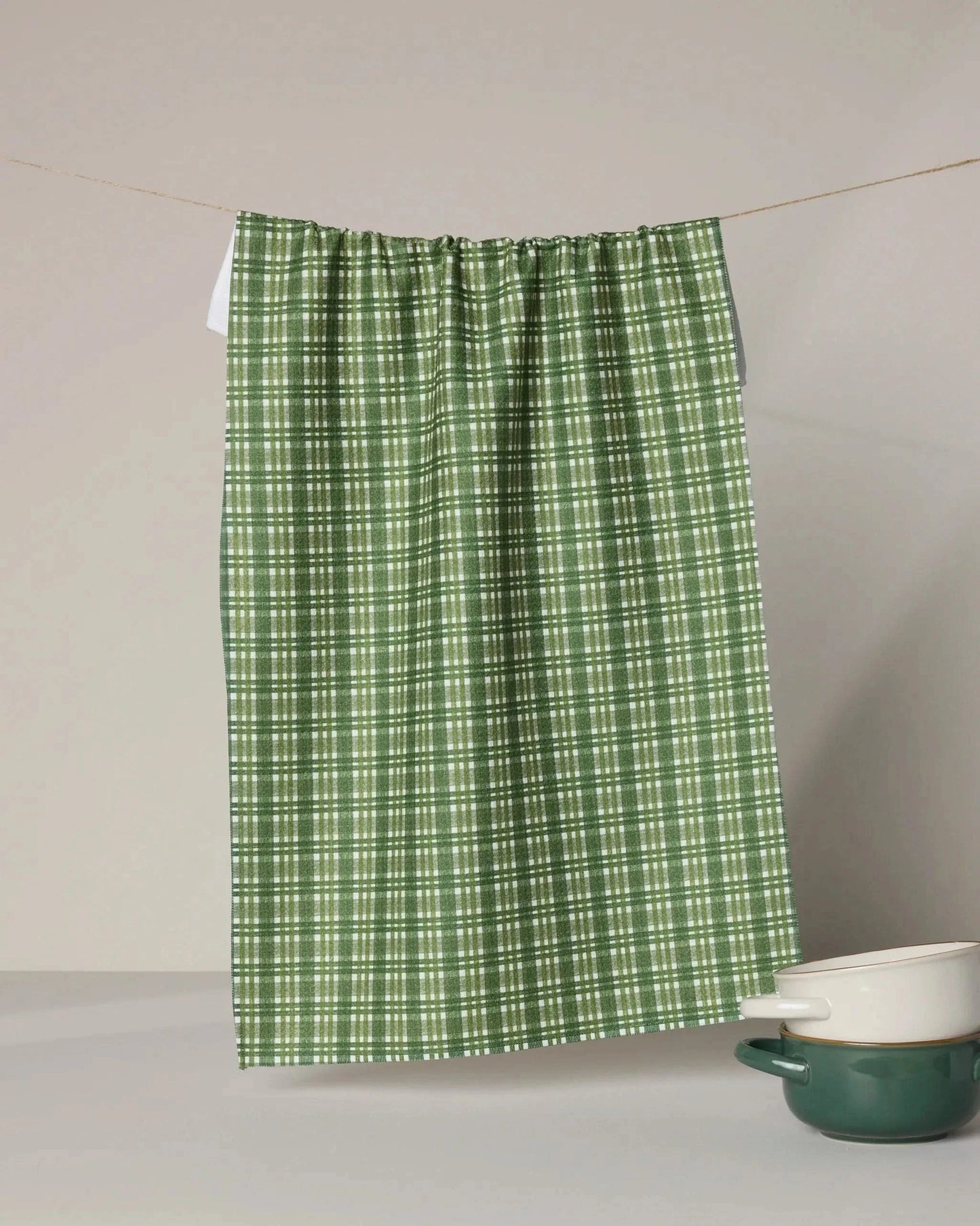 Shay Plaid Kitchen Towel
