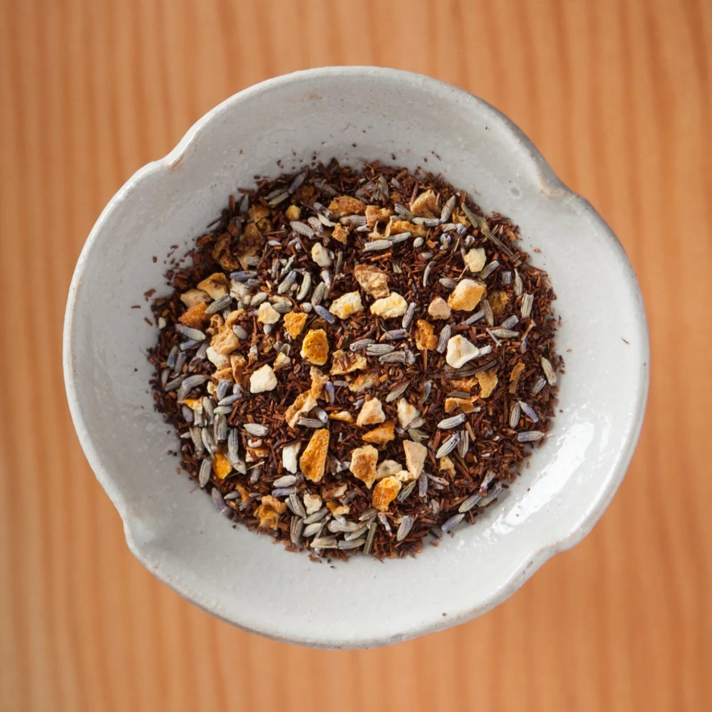 Lavender Orange Red Tea Bag Tin