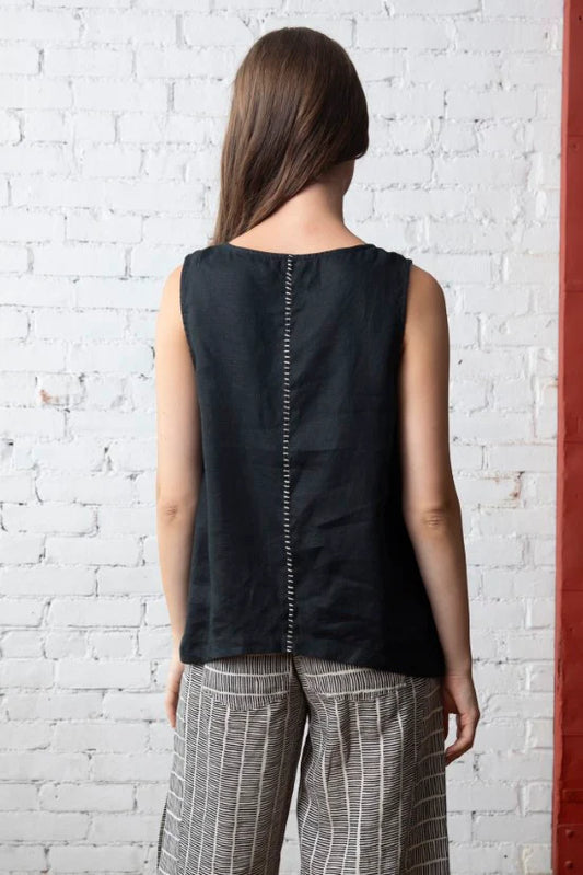 Stay Centered Tank - Black