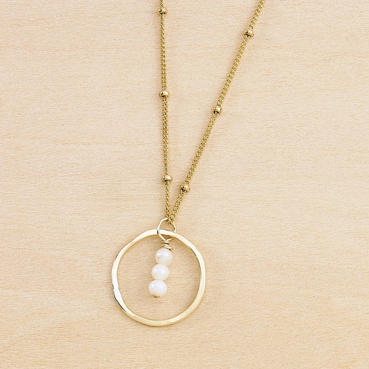 Treble Circle Necklace