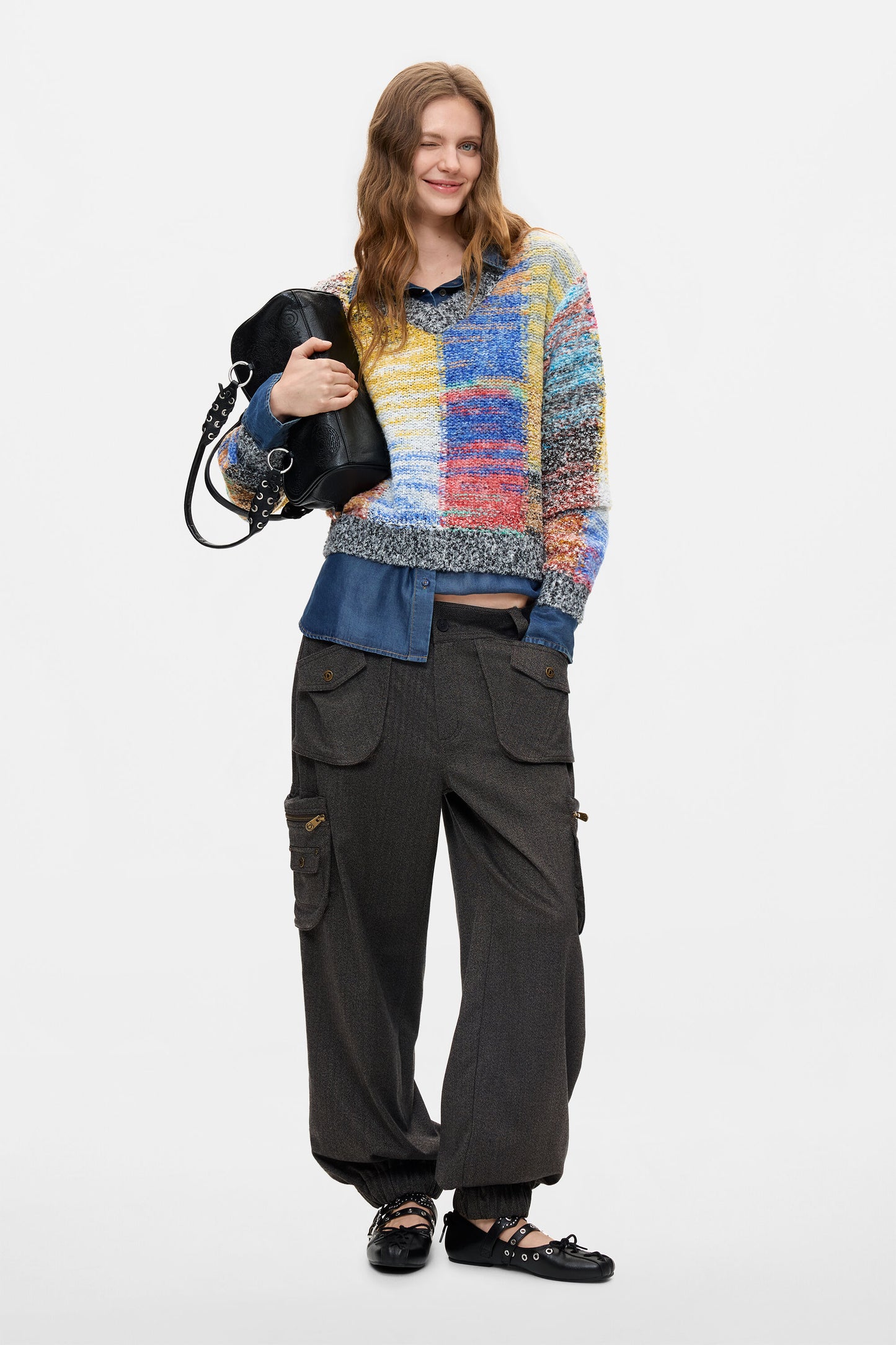 Chunky Knit Cropped Sweater