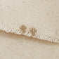 Mini Bezel Cross Studs