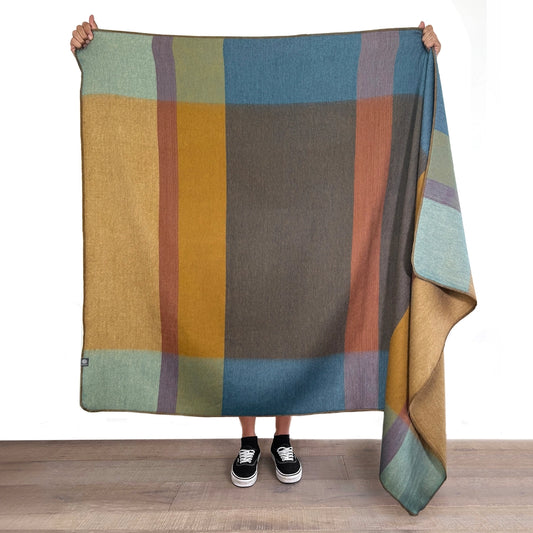 Alpaca Throw Blanket - Prism