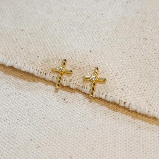 Mini Cross Studs