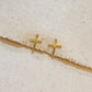 Mini Cross Studs
