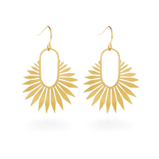 Small Dahlia Earrings