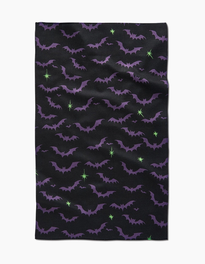 Dark Night Bats Kitchen Towel