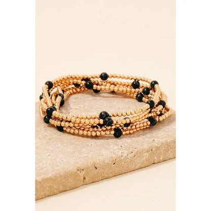 Mini Stone Bracelet Set