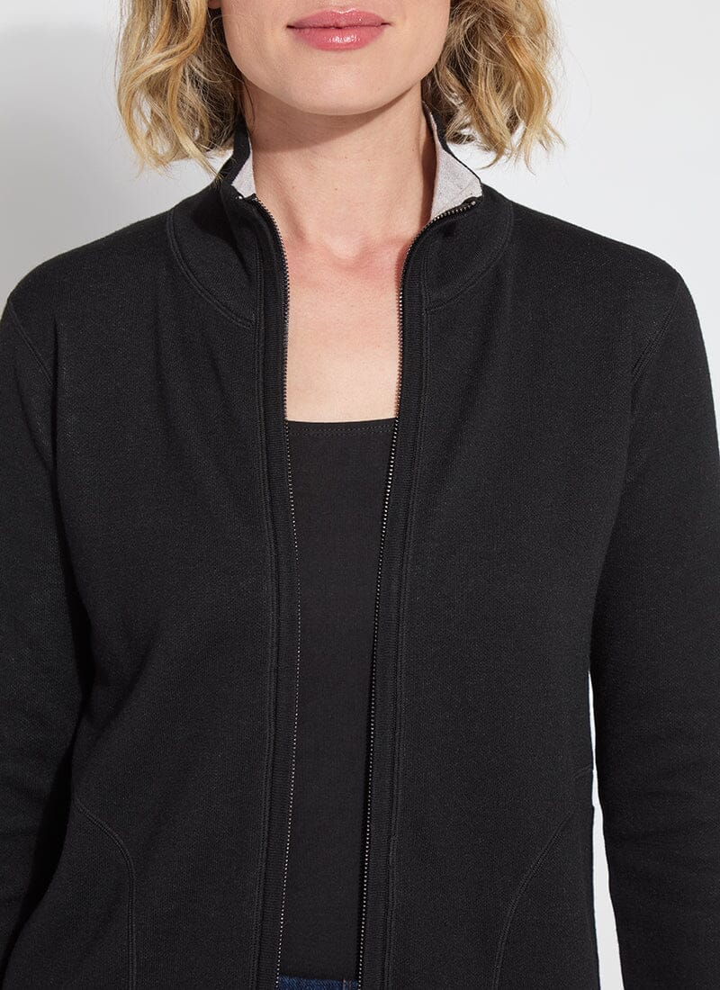 Reversible Cashmere Zip Up