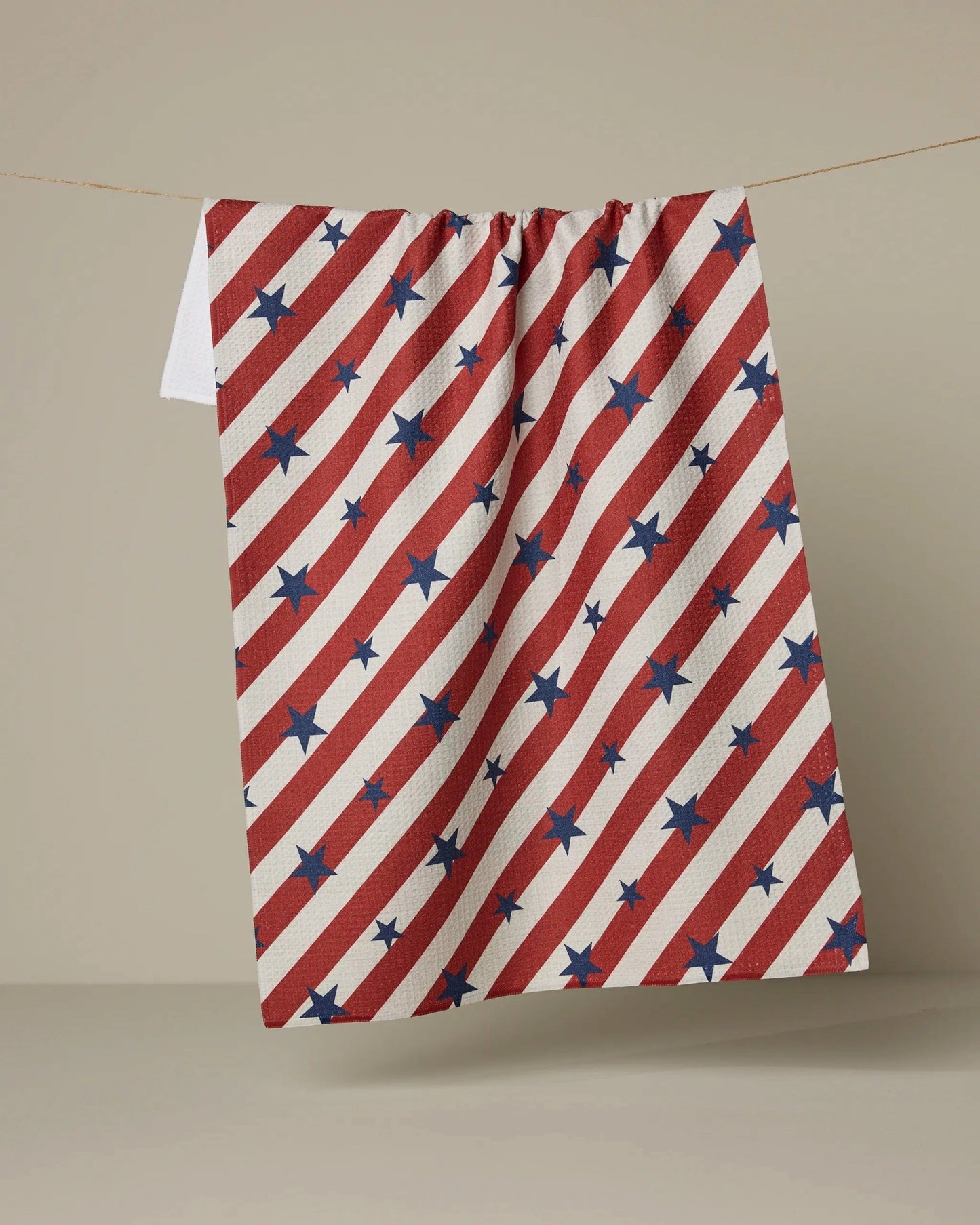 Patriotic Stripe Kitchen Towel