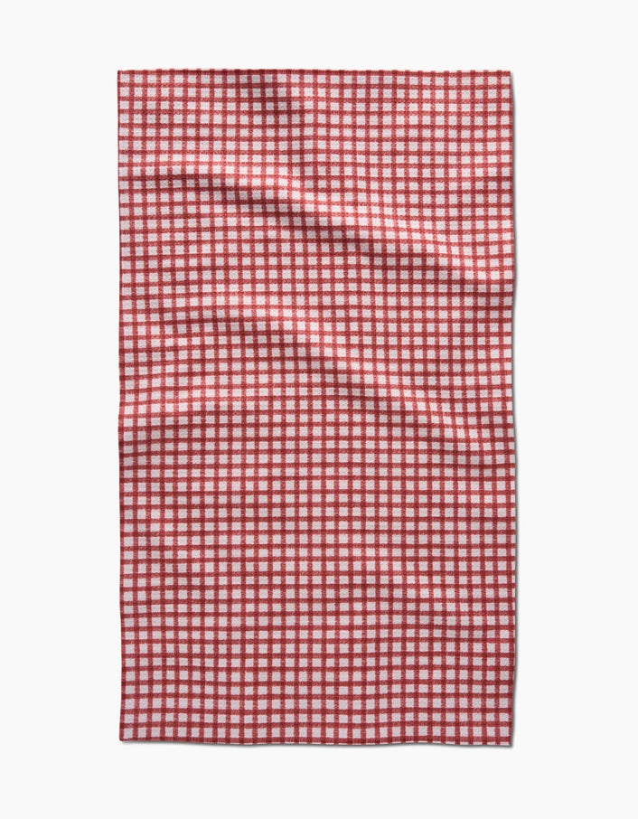 Fireside Plaid Red Kitchen Towel