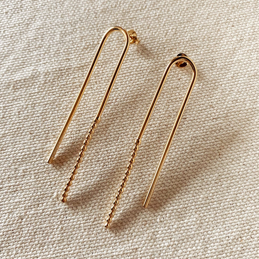 Shaped Drop Earrings