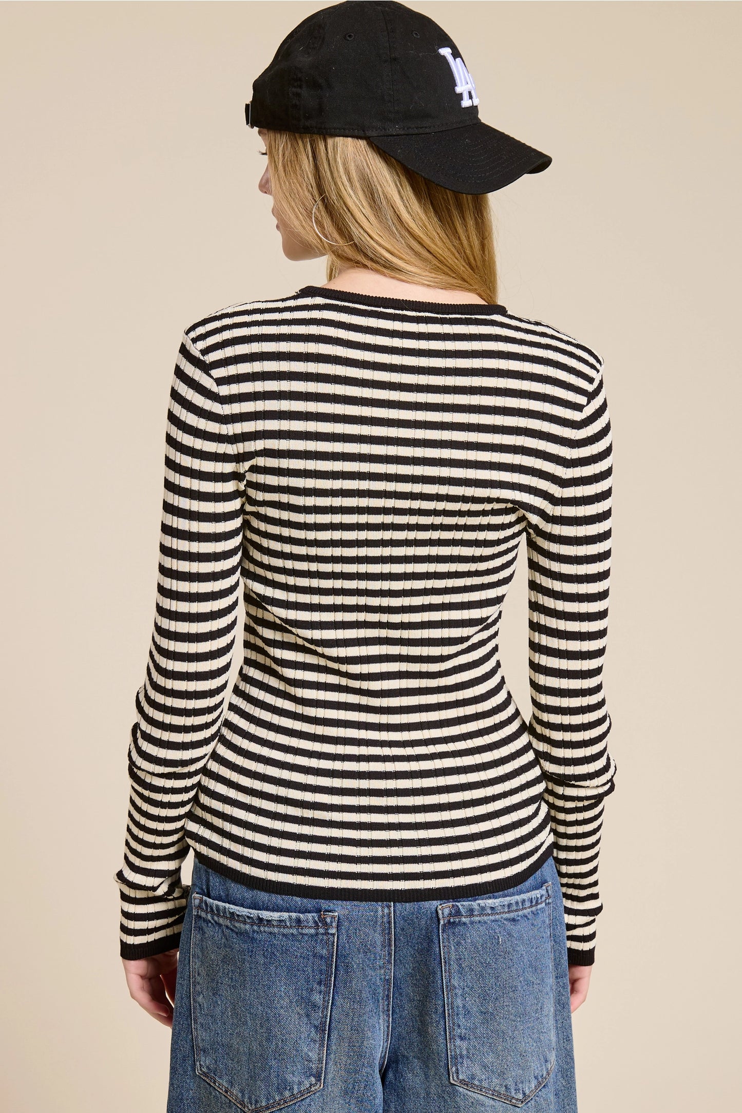 Striped Long Sleeve Top