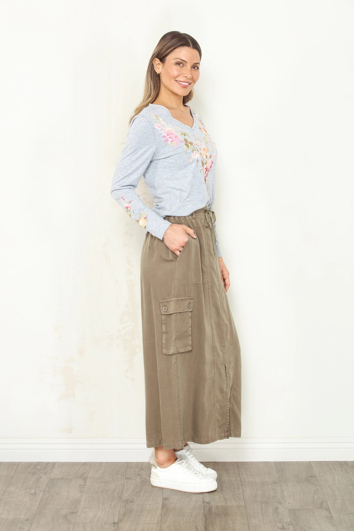 Cargo Maxi Skirt