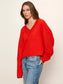 Vanna Sweater - Red Hot