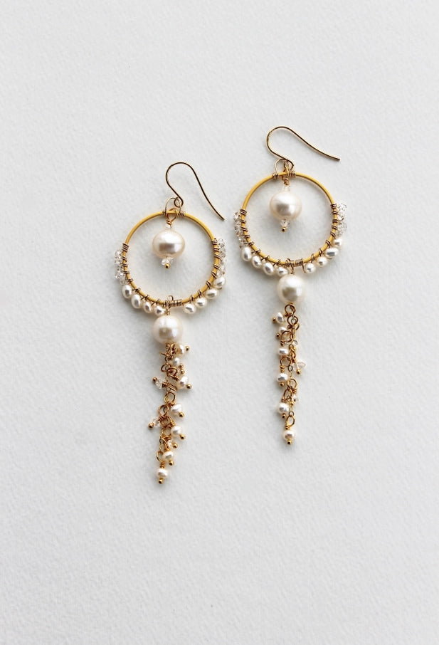 Bohemian Pearl Earrings