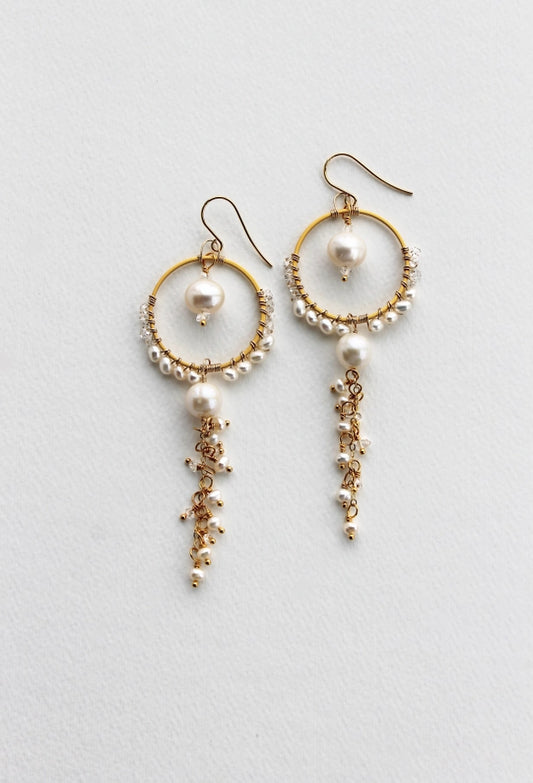 Bohemian Pearl Earrings