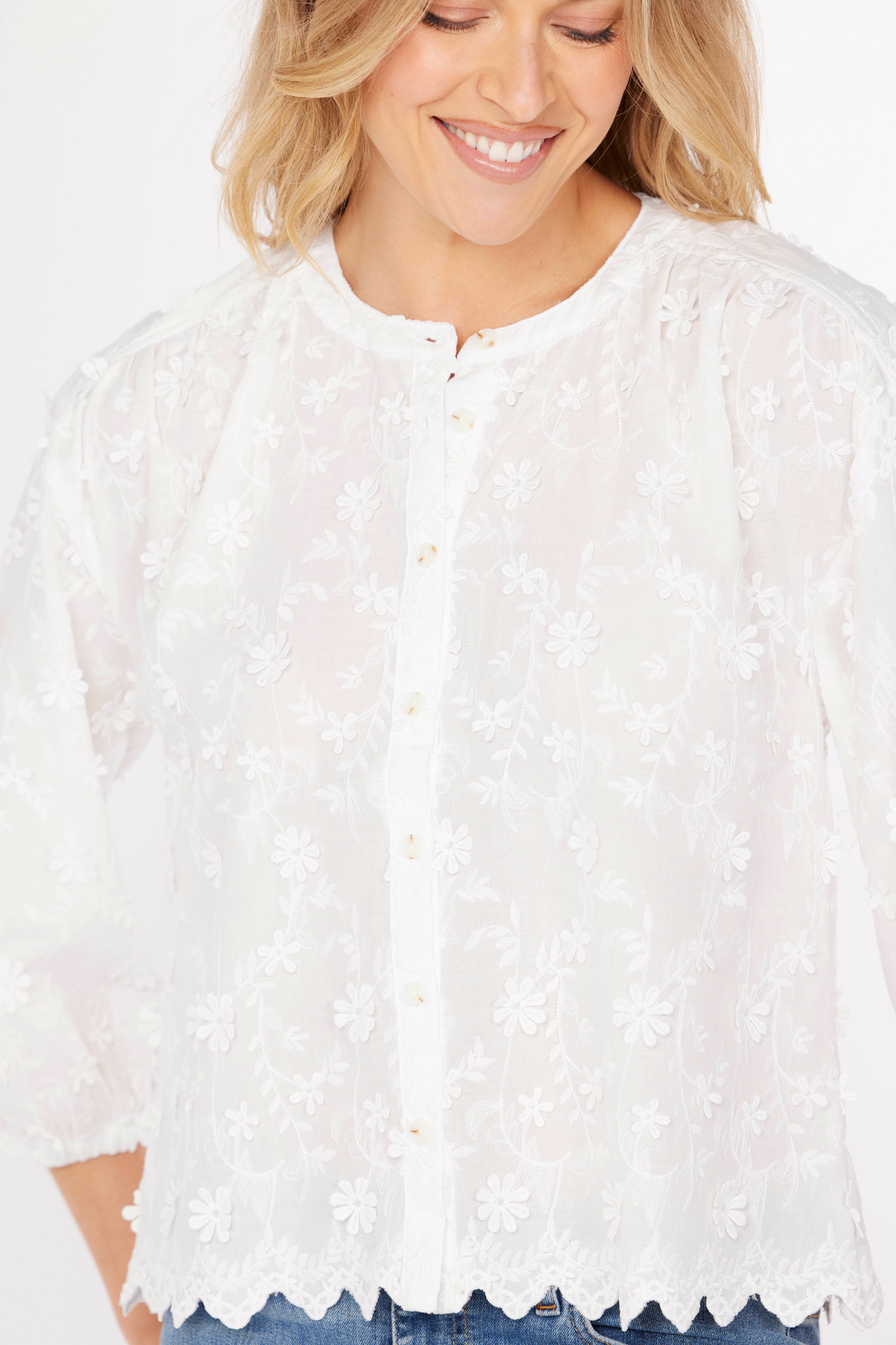 Crew Lace Top