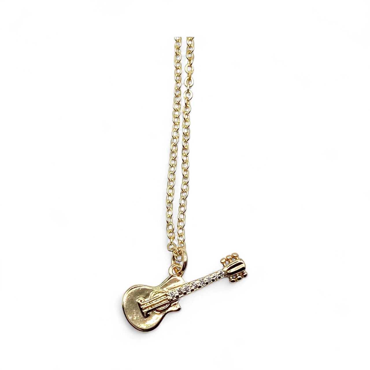 Sparkly Guitar Necklace