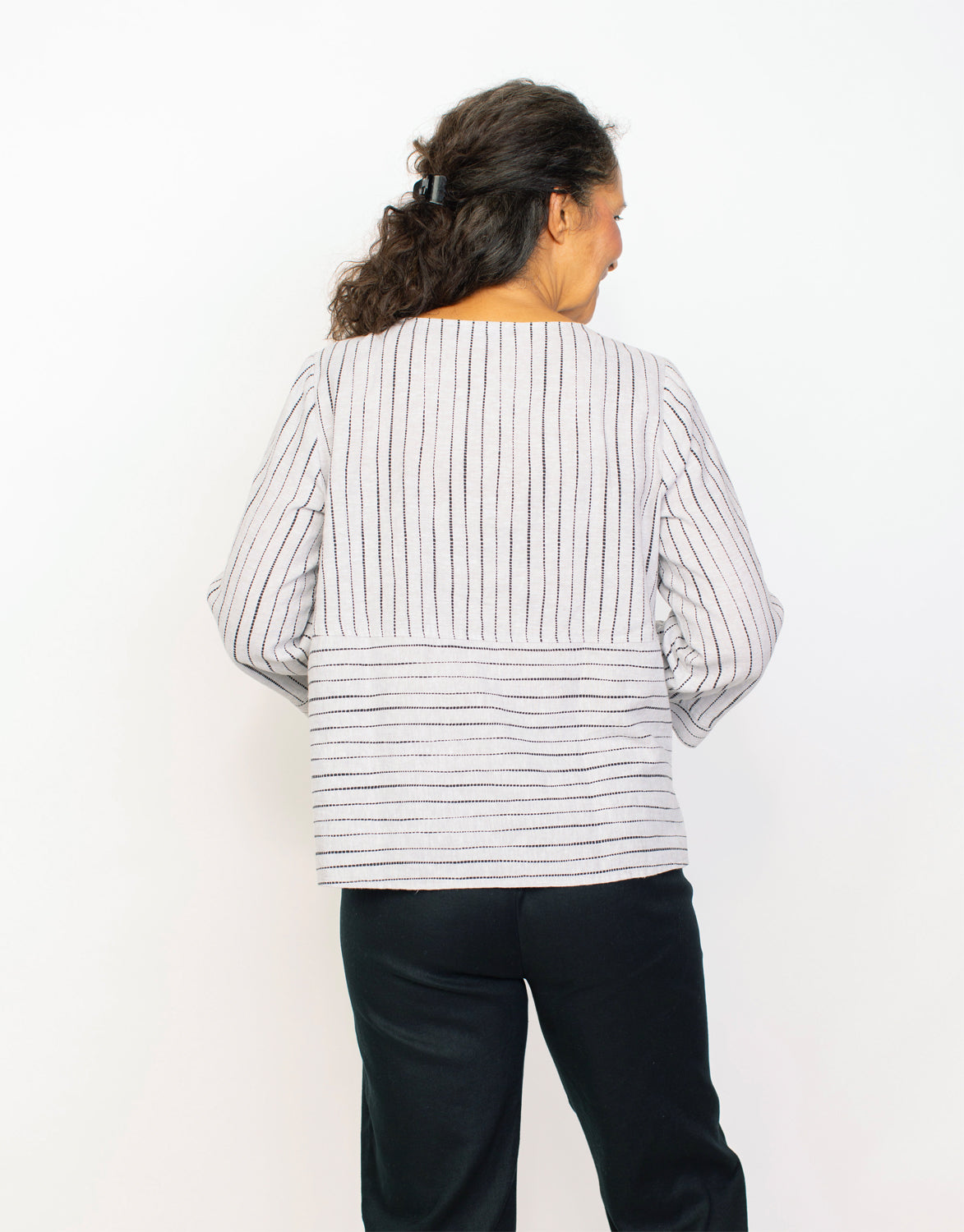 Linen Bamboo Pocket Pullover