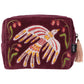Plume Embroidered Pouch