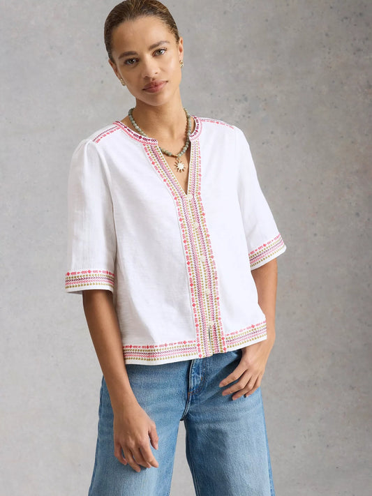Lizzie Embroidered Top