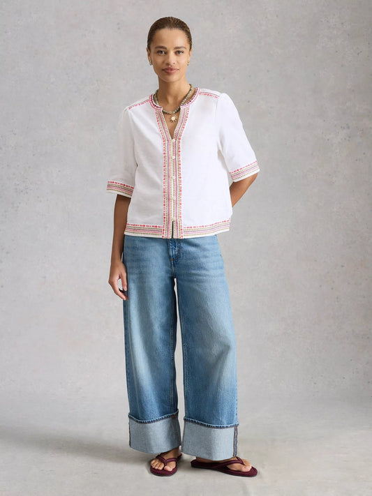 Lizzie Embroidered Top