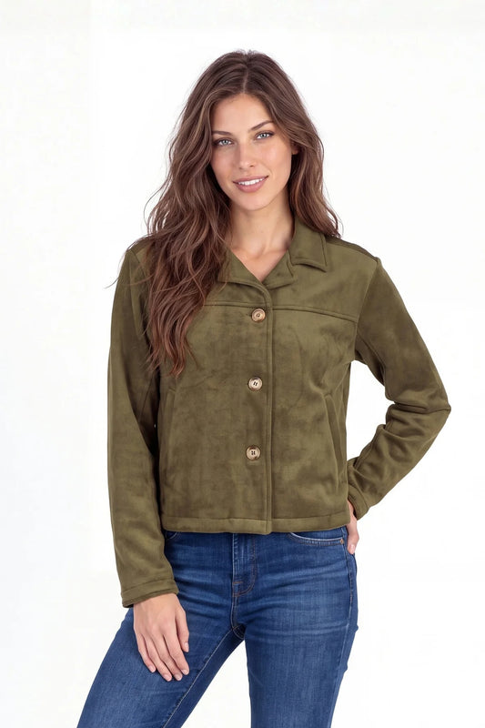 Seamed Swing Jacket