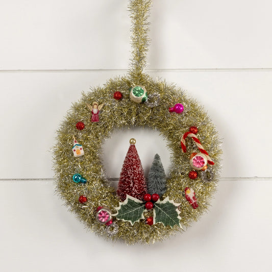 Vintage Decorated Wreath