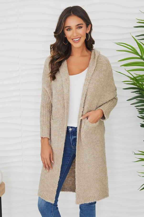 Boucle Knit Cardigan