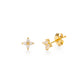Crystal Flower Studs