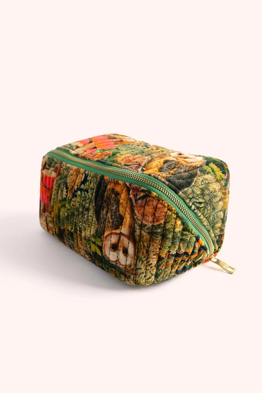 Wild Woodland Owl Makeup Bag