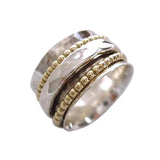 Clarity Sterling Silver Spinner Ring