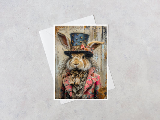 The Dapper Hare Card