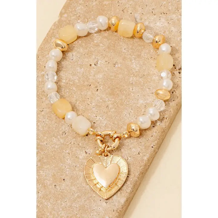 Heart Charm Bracelet