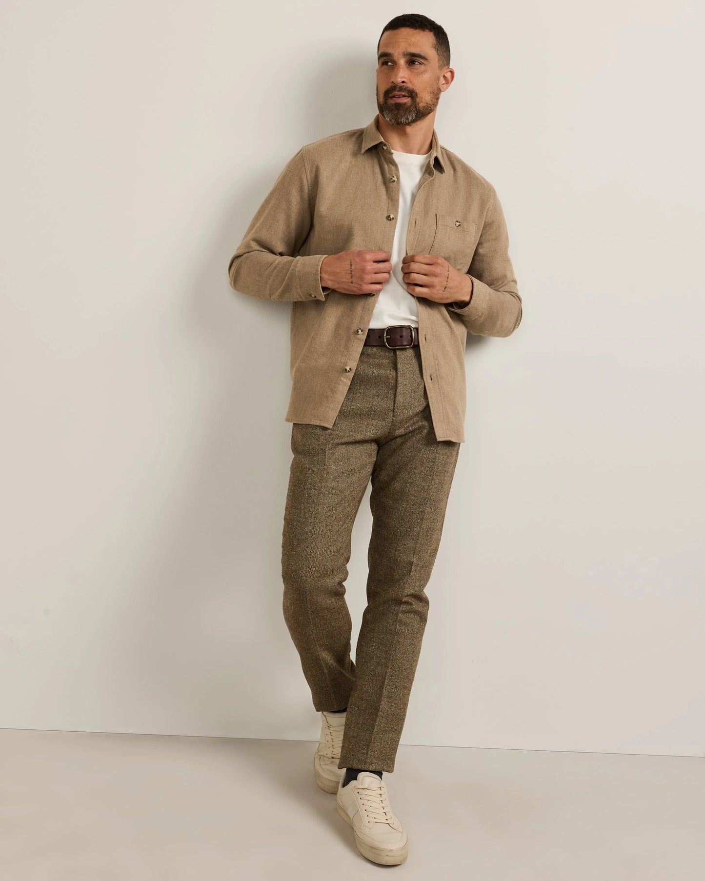 Fremont Shirt - Tan Donegal