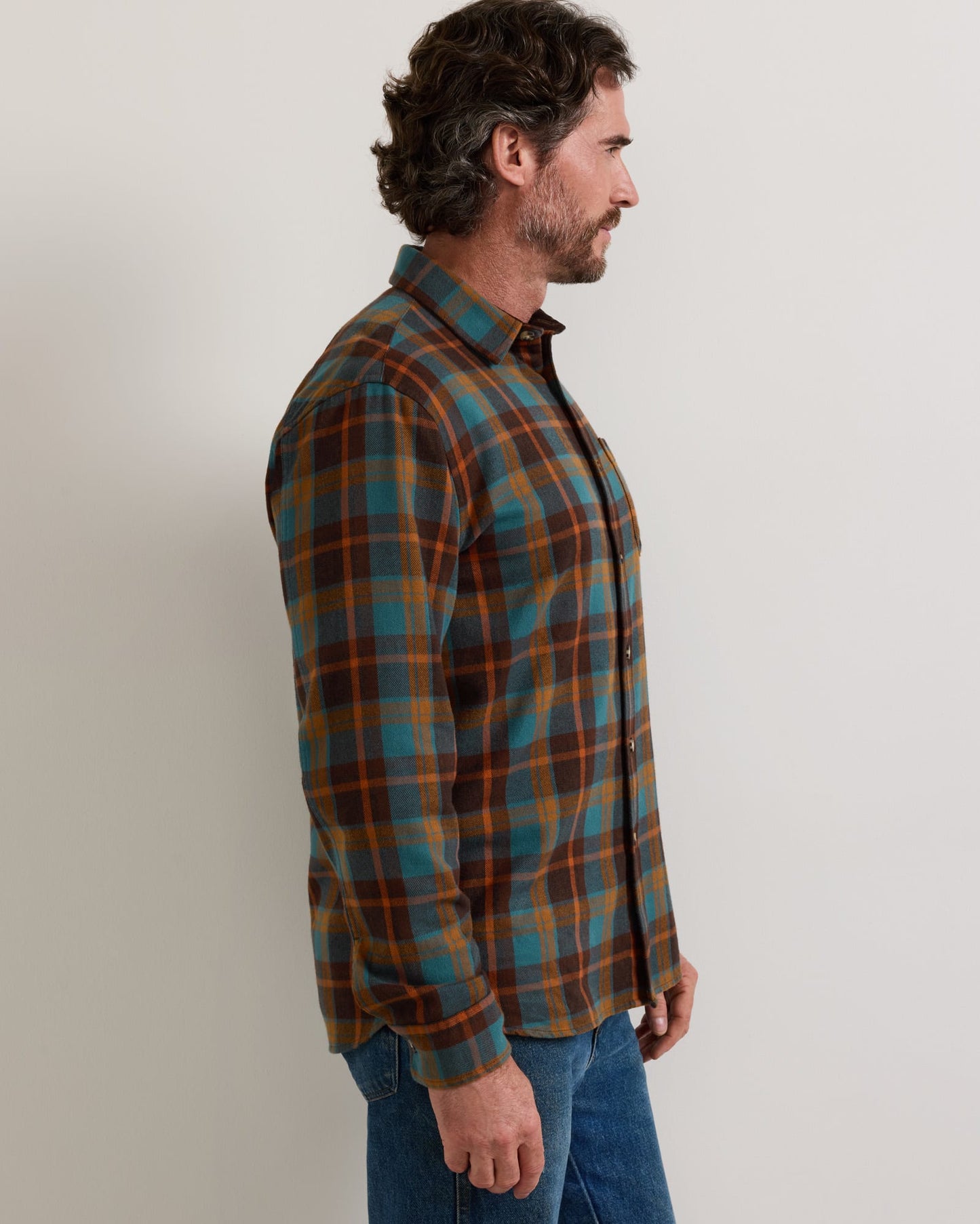 Fremont Shirt - Sea/Brown